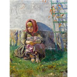 Девочка в саду