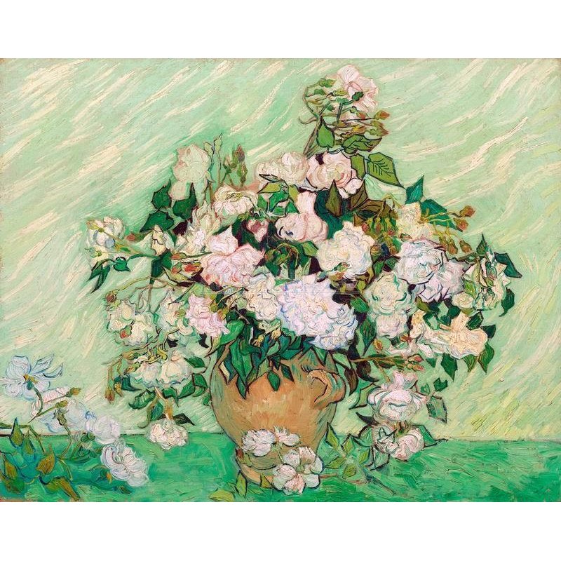 Ваза с розами, 1890