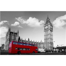 Картина на холсте по фото Модульные картины Печать портретов на холсте Лондон - Черно-белые фотообои