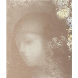 Голова ребенка в цветах