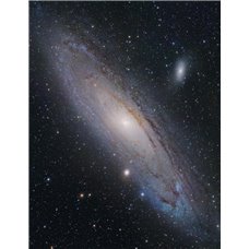Картина на холсте по фото Модульные картины Печать портретов на холсте Галактика Андромеды - Фотообои Космос