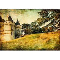 Картина на холсте по фото Модульные картины Печать портретов на холсте Старинный замок - Фотообои винтаж