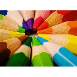 Цветные карандаши - Фотообои Яркие краски - Модульная картины, Репродукции, Декоративные панно, Декор стен
