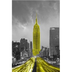 Ночной мегаполис - 3D фотообои|3Д обои для зала