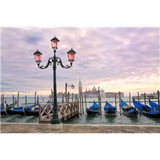 Картина на холсте по фото Модульные картины Печать портретов на холсте Пристань, Венеция - Фотообои архитектура|Венеция