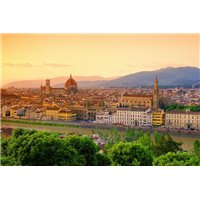 Панорама города, Италия - Фотообои архитектура|Италия