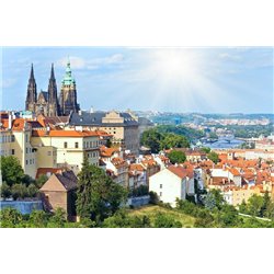 Дома Праги - Фотообои Старый город|Прага - Модульная картины, Репродукции, Декоративные панно, Декор стен