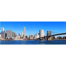 Картина на холсте по фото Модульные картины Печать портретов на холсте Панорама современного города - Фотообои Современный город|Нью-Йорк