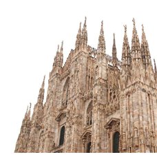 Картина на холсте по фото Модульные картины Печать портретов на холсте Собор Милана - Фотообои архитектура|Италия