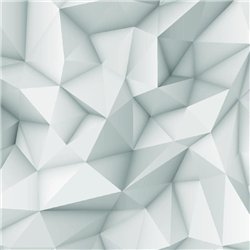 Белая абстракция - 3D фотообои|3D паттерн