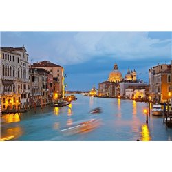 Ночная прогулка - Фотообои архитектура|Венеция - Модульная картины, Репродукции, Декоративные панно, Декор стен