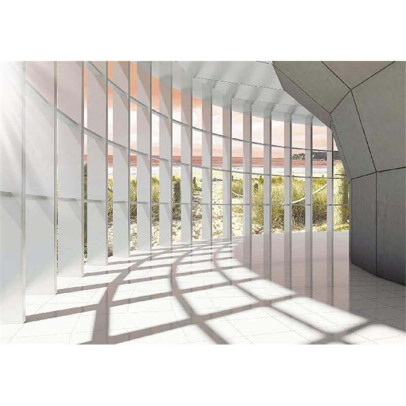 Свет и природа розовый - 3D фотообои|3Д обои на кухню