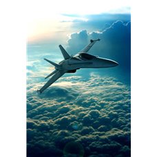 Картина на холсте по фото Модульные картины Печать портретов на холсте Самолет - Фотообои Техника и транспорт|самолёты