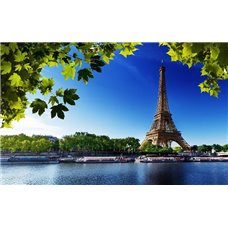 Картина на холсте по фото Модульные картины Печать портретов на холсте Панорама Парижа - Фотообои архитектура|Париж