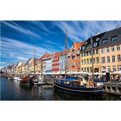 Копенгаген - Фотообои архитектура - Модульная картины, Репродукции, Декоративные панно, Декор стен