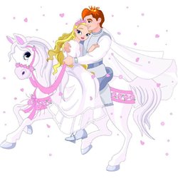 На лошади - Фотообои детские|принцессы и феи - Модульная картины, Репродукции, Декоративные панно, Декор стен