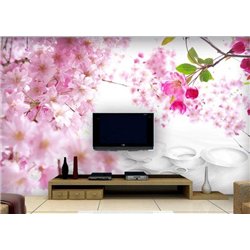 Весеннее цветение - 3D фотообои|3D цветы