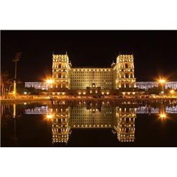 Ночное Баку - Фотообои Современный город|Ночной город - Модульная картины, Репродукции, Декоративные панно, Декор стен