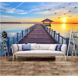 Длинный пирс - 3D фотообои|3D расширяющие пространство