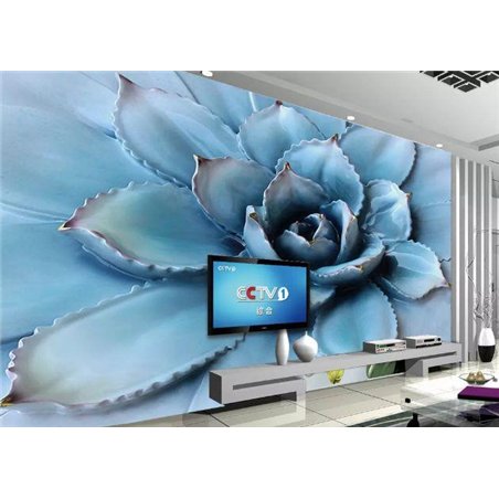 Каменная роза - 3D фотообои|3D цветы