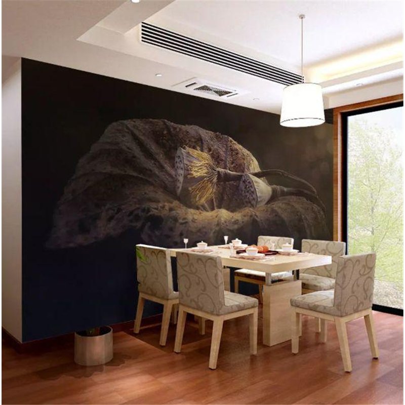 Увядший цветок - 3D фотообои|3D цветы