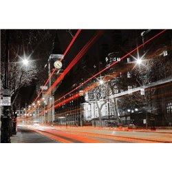 Ночной трафик - Фотообои архитектура|Лондон - Модульная картины, Репродукции, Декоративные панно, Декор стен