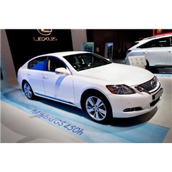 Белый автомобиль Lexus - Фотообои Техника и транспорт|автомобили - Модульная картины, Репродукции, Декоративные панно, Декор стен