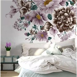 Цветочная икебана - 3D фотообои|3D цветы