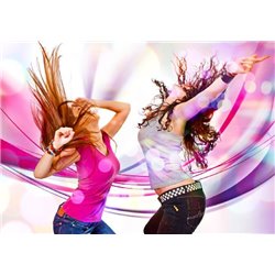 Девушки в танце - Фотообои люди|девушки - Модульная картины, Репродукции, Декоративные панно, Декор стен