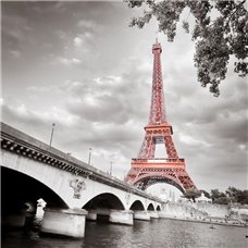 Картина на холсте по фото Модульные картины Печать портретов на холсте Эйфелева башня, Париж - Фотообои Современный город