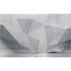 3D стена бетонная - 3D фотообои|Стереоскопические обои