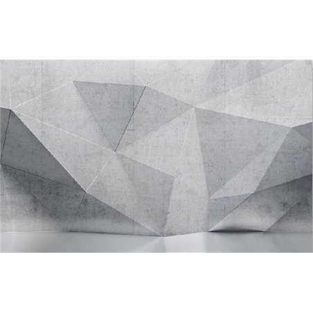 3D стена бетонная - 3D фотообои|Стереоскопические обои