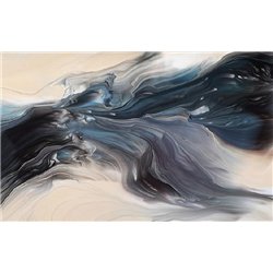 Темные разводы - 3D фотообои|3D паттерн