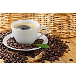 Чашка крепкого кофе - Фотообои Еда и напитки|кофе - Модульная картины, Репродукции, Декоративные панно, Декор стен
