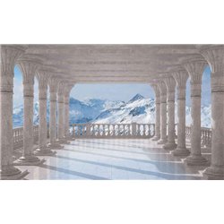 Горный пейзаж - Фотообои Расширяющие пространство