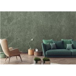 Серые завитки - 3D фотообои|3D паттерн
