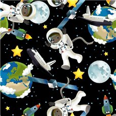 Картина на холсте по фото Модульные картины Печать портретов на холсте Космонавт - Фотообои детские|для мальчика