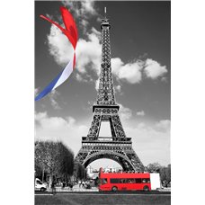 Картина на холсте по фото Модульные картины Печать портретов на холсте Париж - Черно-белые фотообои