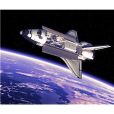 Картина на холсте по фото Модульные картины Печать портретов на холсте Спутник над землёй - Фотообои Космос