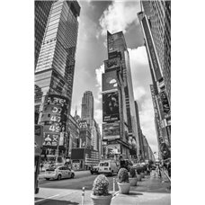 Картина на холсте по фото Модульные картины Печать портретов на холсте Таймс Сквер - Фотообои Современный город|Манхэттен
