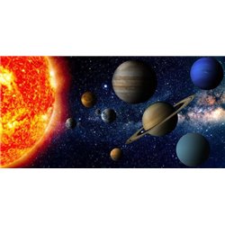 Солнечная система - Фотообои Космос - Модульная картины, Репродукции, Декоративные панно, Декор стен
