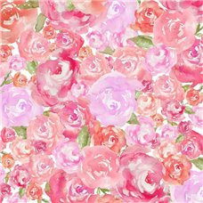 Картина на холсте по фото Модульные картины Печать портретов на холсте Розовые цветы - Фотообои акварель