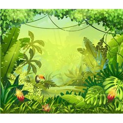 Завораживающие джунгли - Фотообои детские|универсальные - Модульная картины, Репродукции, Декоративные панно, Декор стен