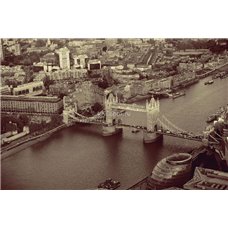 Картина на холсте по фото Модульные картины Печать портретов на холсте Вид на Лондон - Черно-белые фотообои