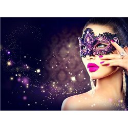 Девушка в маске - Фотообои гламур - Модульная картины, Репродукции, Декоративные панно, Декор стен