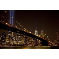 Портреты картины репродукции на заказ - Вид на Бруклинский мост - Фотообои Современный город|Нью-Йорк