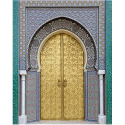 Древние двери, Марокко - Фотообои архитектура|Восток - Модульная картины, Репродукции, Декоративные панно, Декор стен