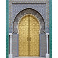 Портреты картины репродукции на заказ - Древние двери, Марокко - Фотообои архитектура|Восток