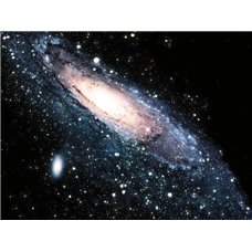 Картина на холсте по фото Модульные картины Печать портретов на холсте Спиральная галактика во вселенной - Фотообои Космос