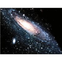 Портреты картины репродукции на заказ - Спиральная галактика во вселенной - Фотообои Космос
